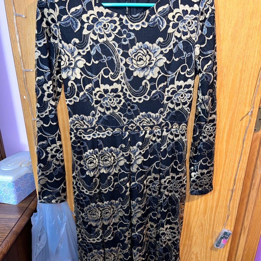 Long Sleeve Formal Evening Dress